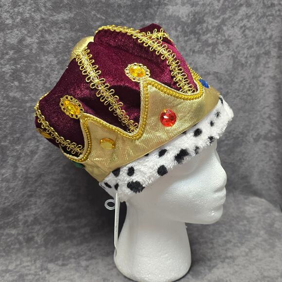 Suit Yourself Majesty King Multicolored Crown Halloween Costume Medieval Hat New - Picture 13 of 13